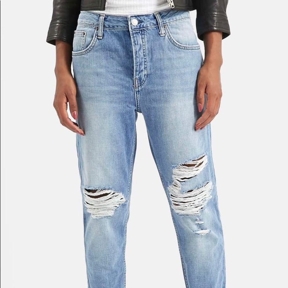 Topshop Hayden distressed boyfriend jeans